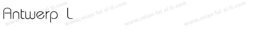 Antwerp Light字体转换